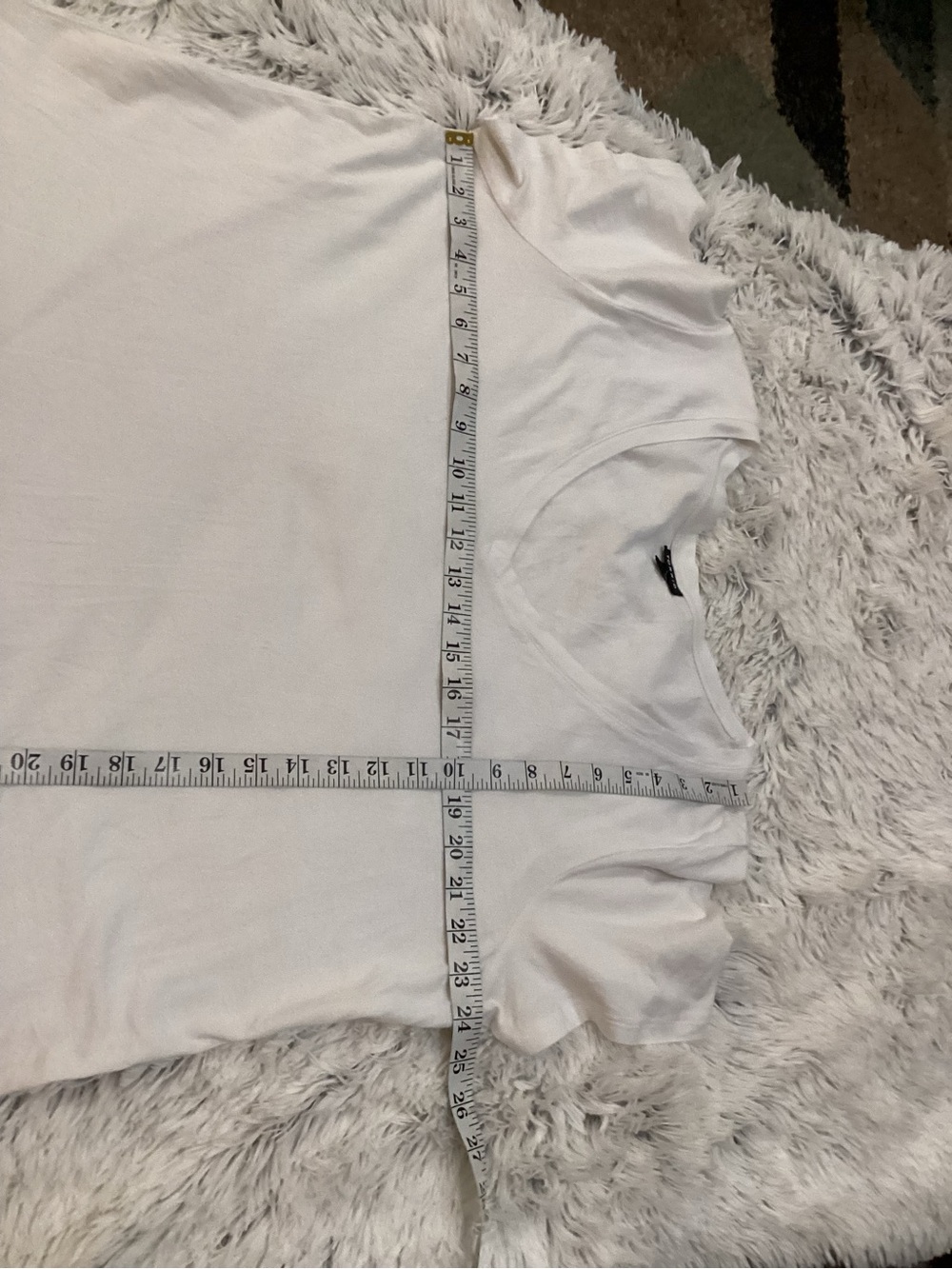 Torrid White V-Neck Relaxed Fit Tee Size 3 Plus Size Soft Classic Fit Top - Picture 10 of 11